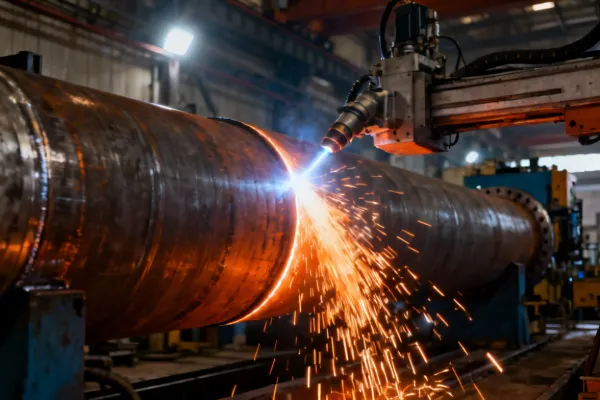 Energy sector heavy-wall laser welding application