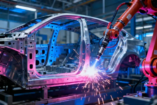 Automotive body panel laser welding with Laser Photonics system